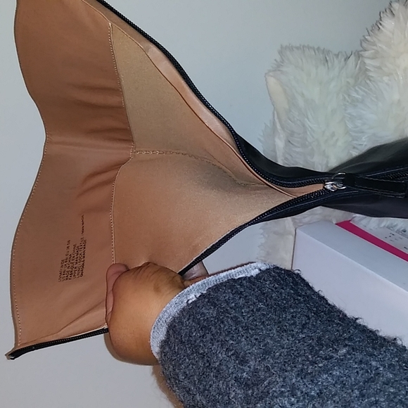 🌈Black Melita Knee High Boots Size 8W EUC🌈 - Picture 15 of 16